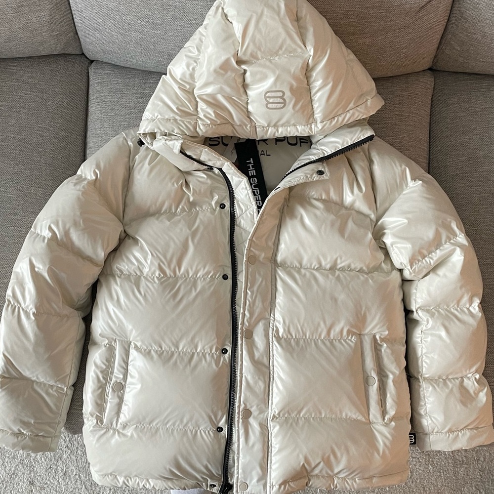 Aritzia TNA Super Puff Original Jacket, Birch, Size S